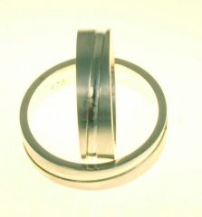 Verlobungsringe, Silber,5mm, 