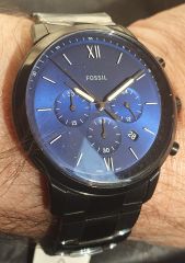 fossil uhr schwarz FS5698