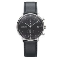 Junghans - Chrono Max Bill schwarzes Zifferblatt