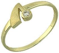 Goldring, Gold-333-Zirkonia