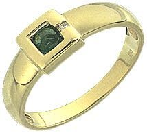 Ring -Smaragd-Diamant- Gold  585