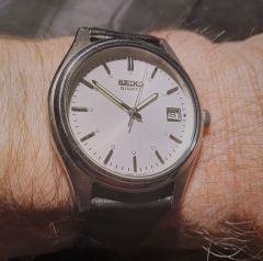 Seiko Herrenuhr Quarz Lederband