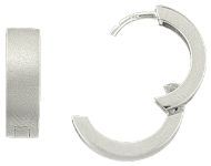 Silber creolen, unisex 15*4,4mm STÜCKPREIS.