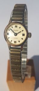 Glashütte Damenuhr GUB 09-20 585 Goldgehäuse