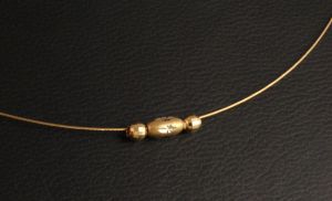 Goldcollier-333- 45cm,Goldreif