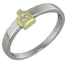 Diamantring Gold  585 0,035ct