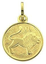 Tierkreiszeichen-Gold 333 12,5mm, Motiv frei wählbar.